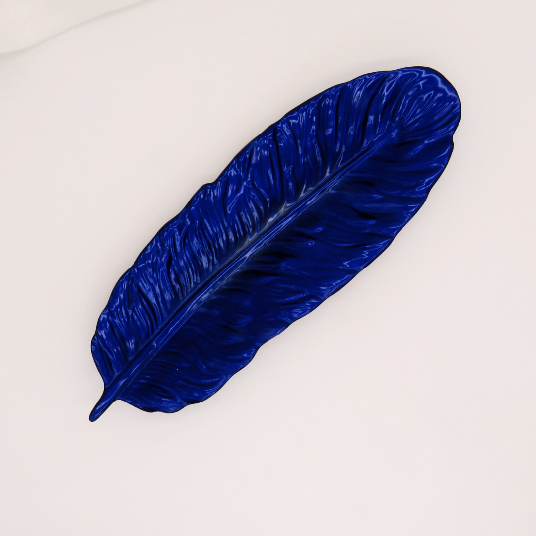 Feather Tray - Deep Metallic Blue image 0