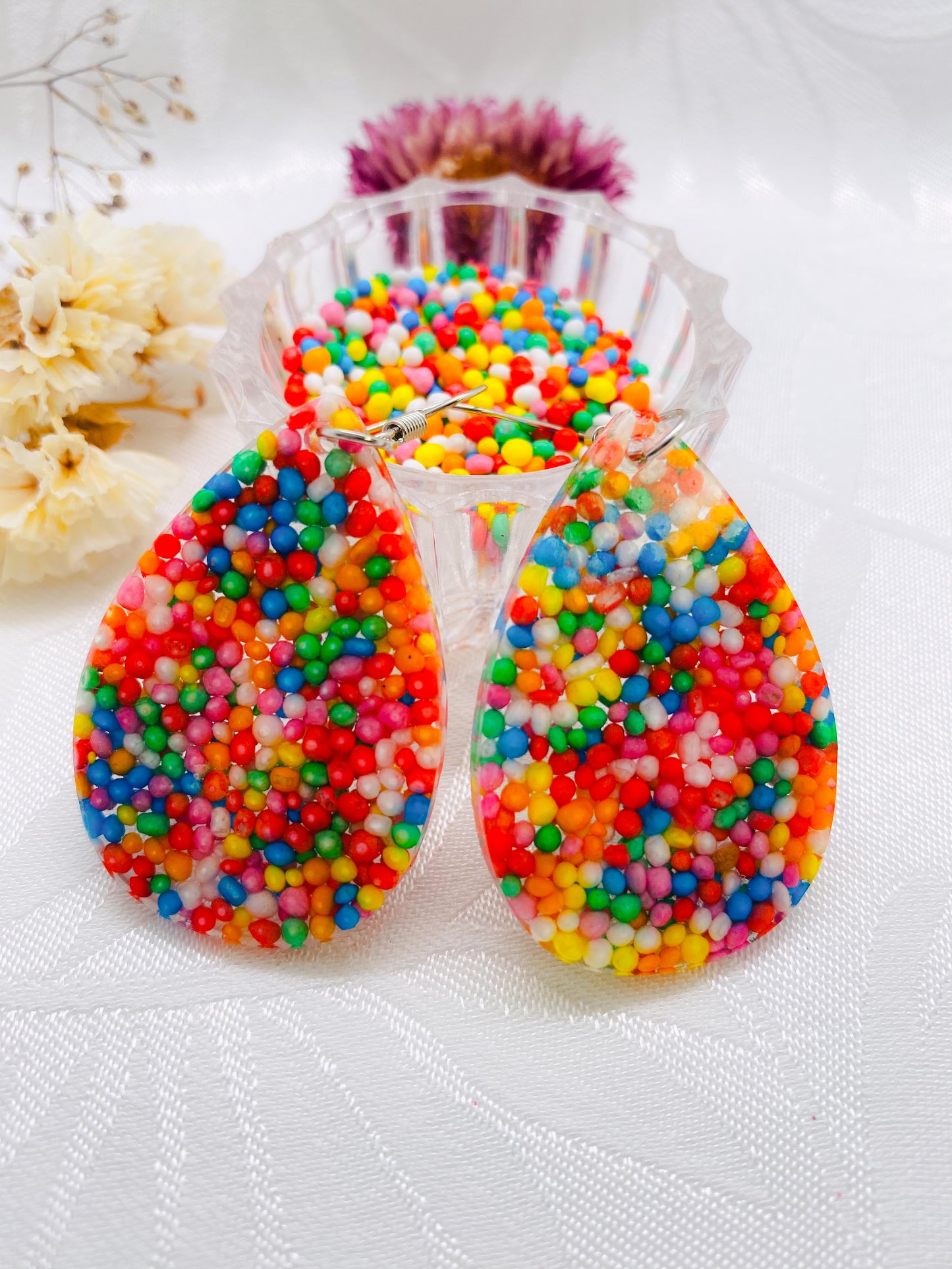 100's and 1000's Candy Teardrop 4.5cm Dangles image 0