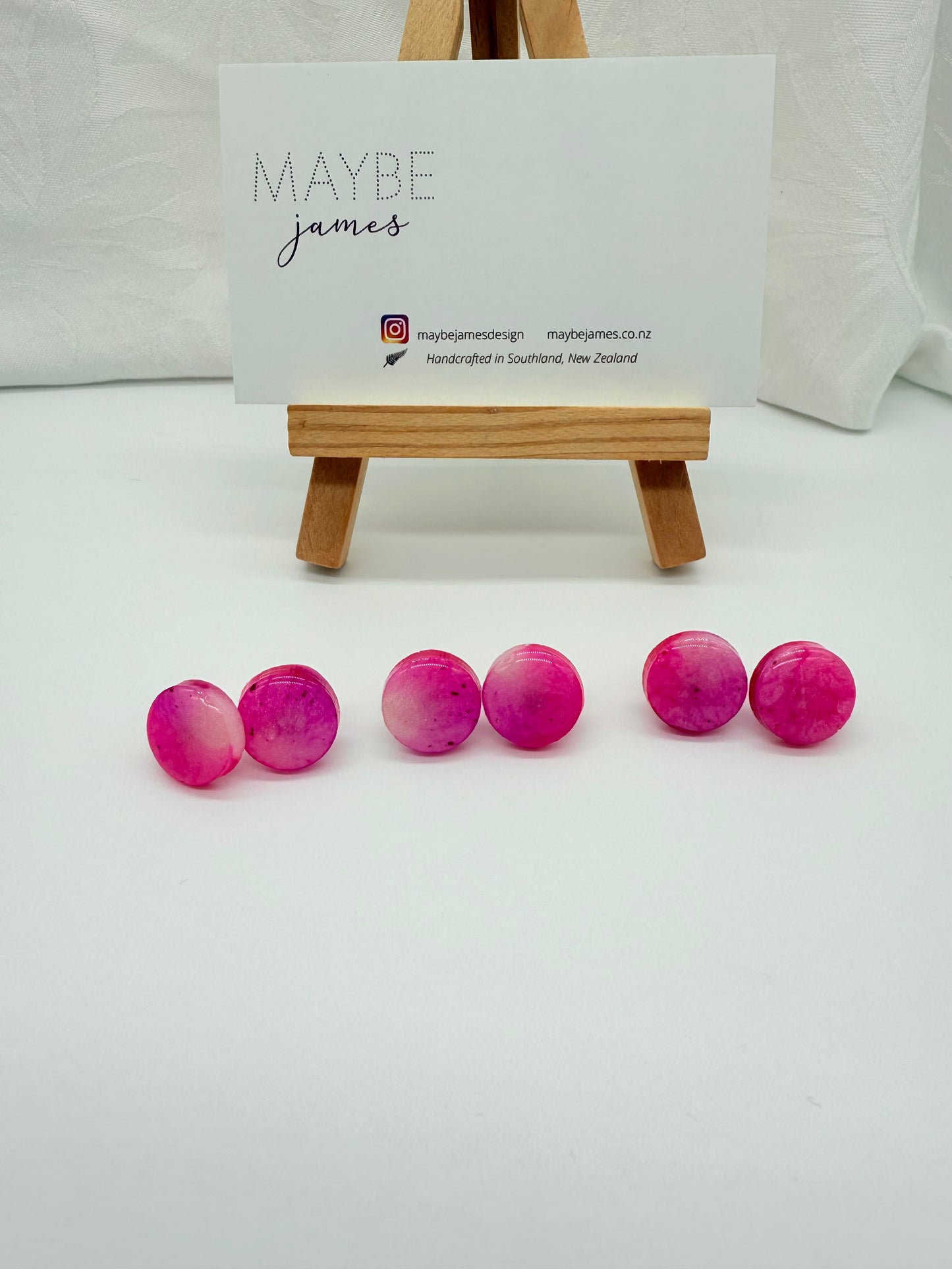 Big Mood Pink Purple Mix Maxi Studs 30mm 20mm or 15mm