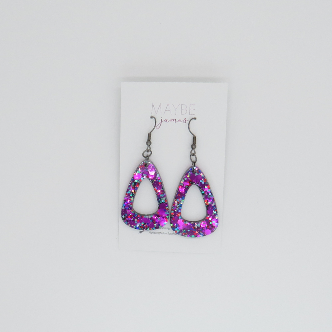 Purple Rain 4cm Dangles image 4
