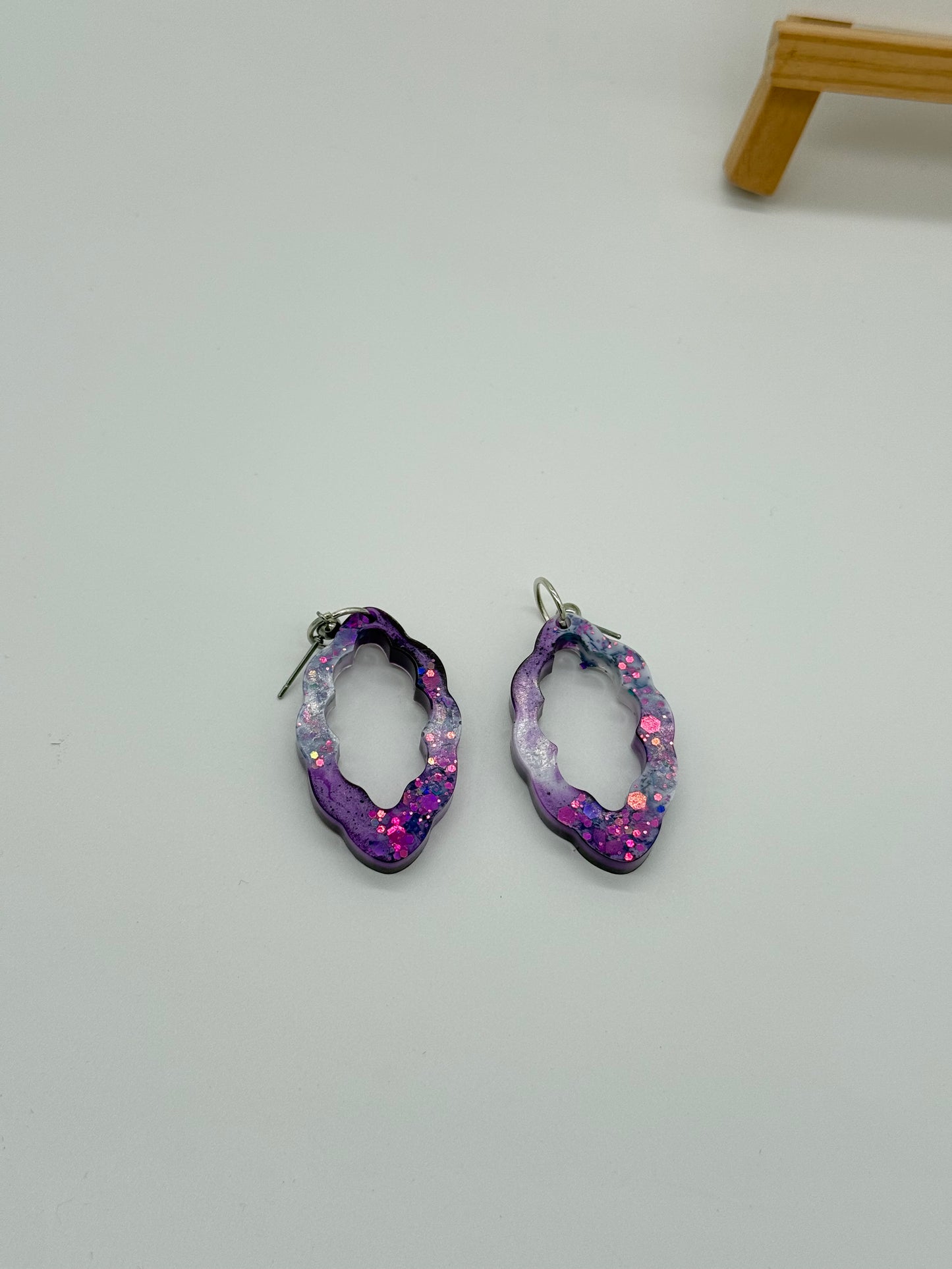 Chunky Icecream Flavor Inspired Flower Shape Dangles