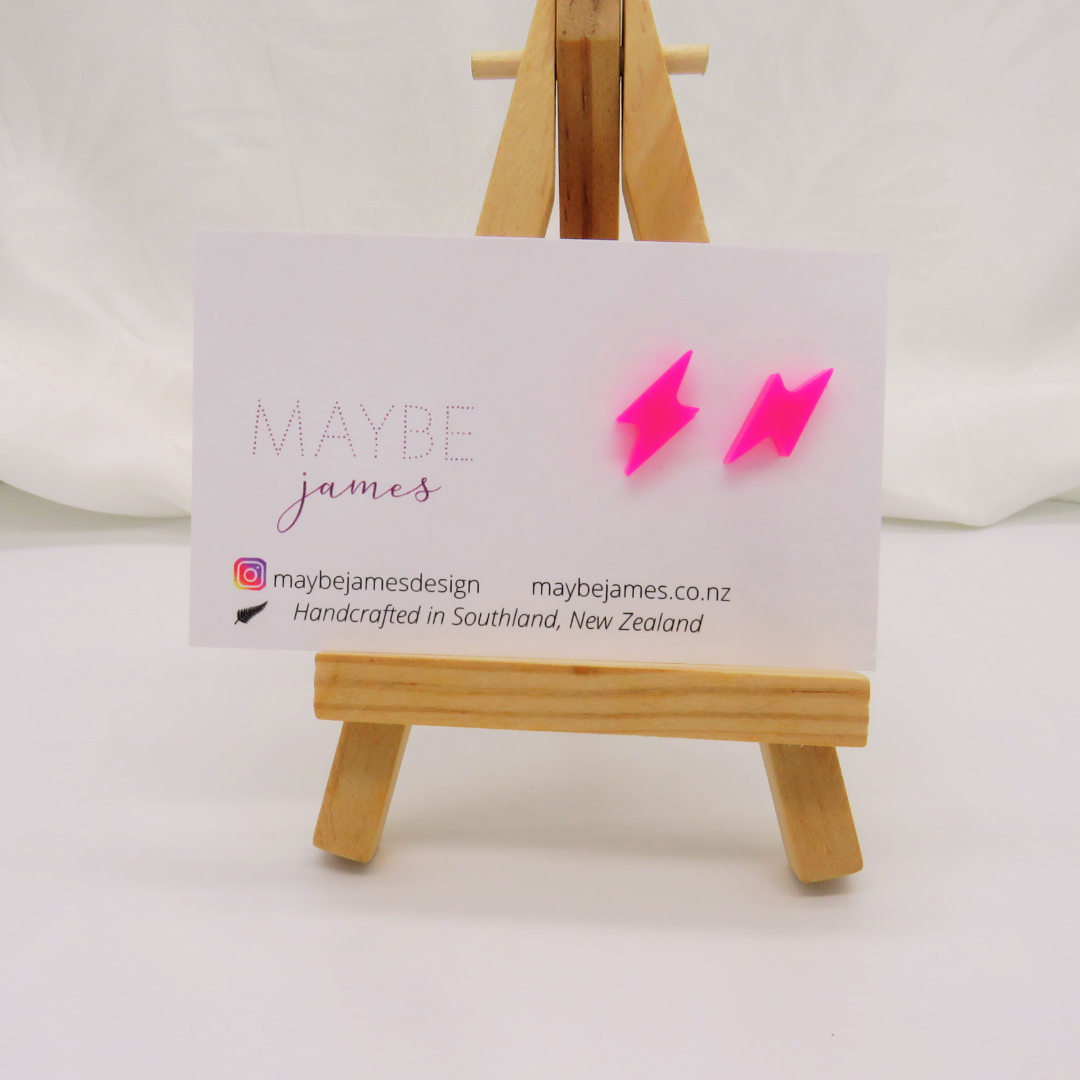 Beauty Bolts - Hot Pink Dangles image 3