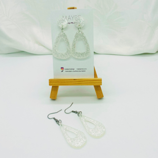 It’s Me, Hi - 4cm White Diamond Dangles  image 0