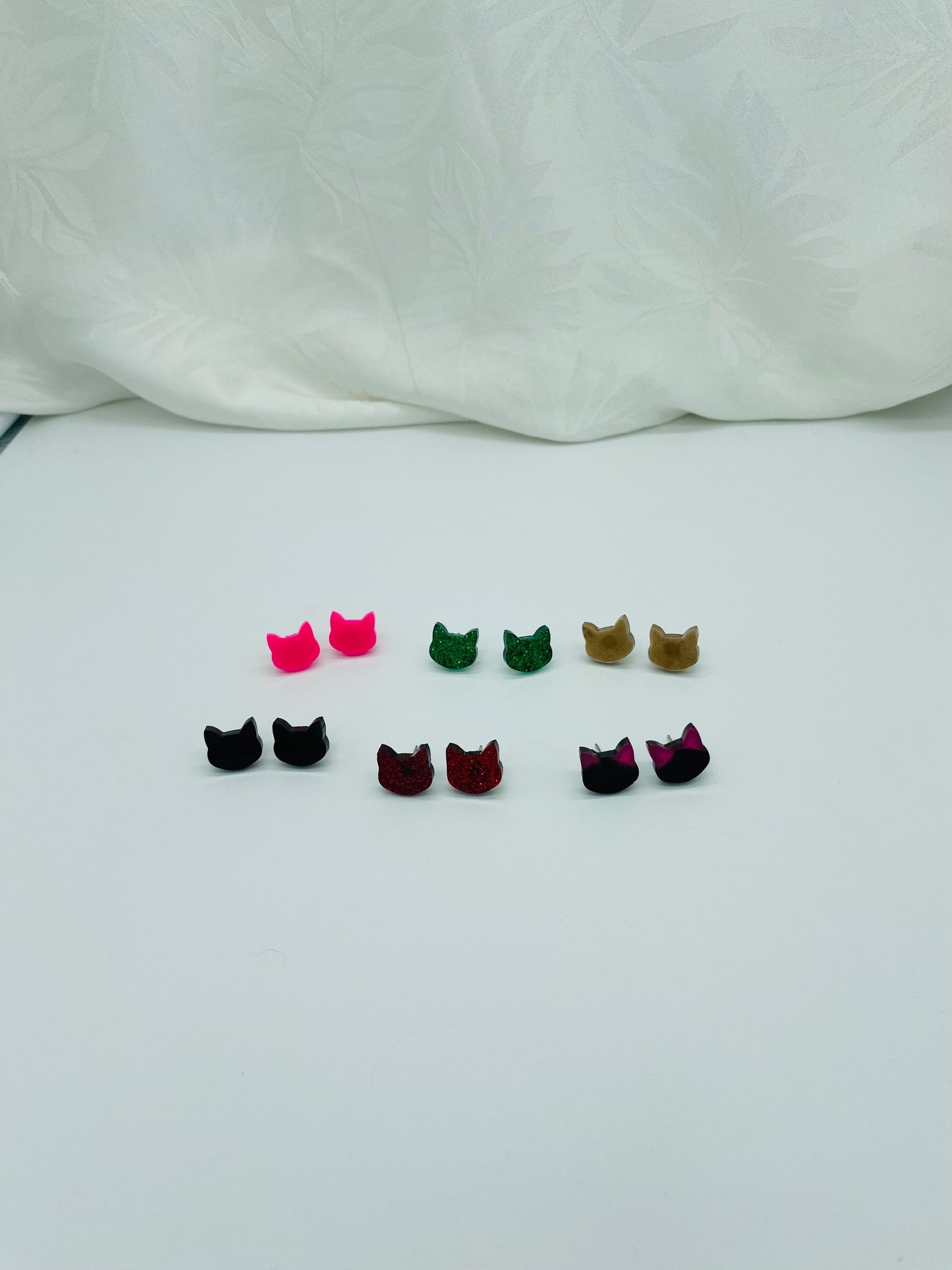 Kitty Cat Mini 1cm Studs image 6