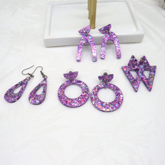 Don’t Kill My Vibe - Glitter Dangles image 0