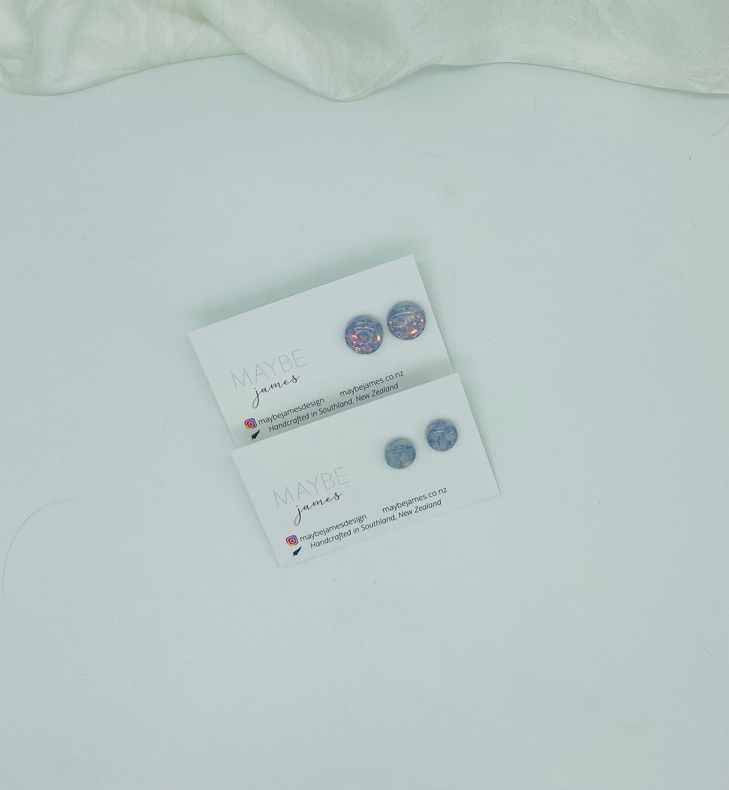 Winter Lavender - 15mm or 10mm Studs image 0