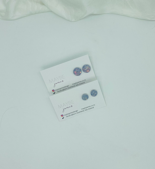 Winter Lavender - 15mm or 10mm Studs image 0