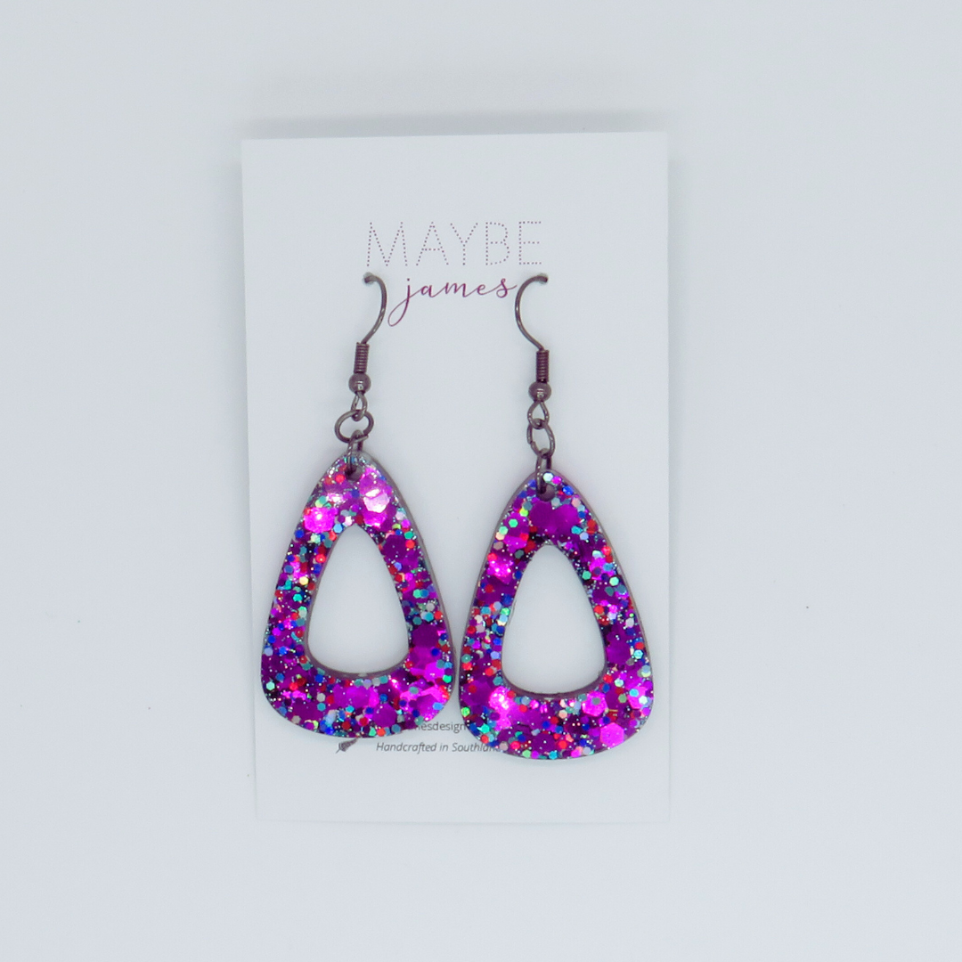 Purple Rain 4cm Dangles image 3
