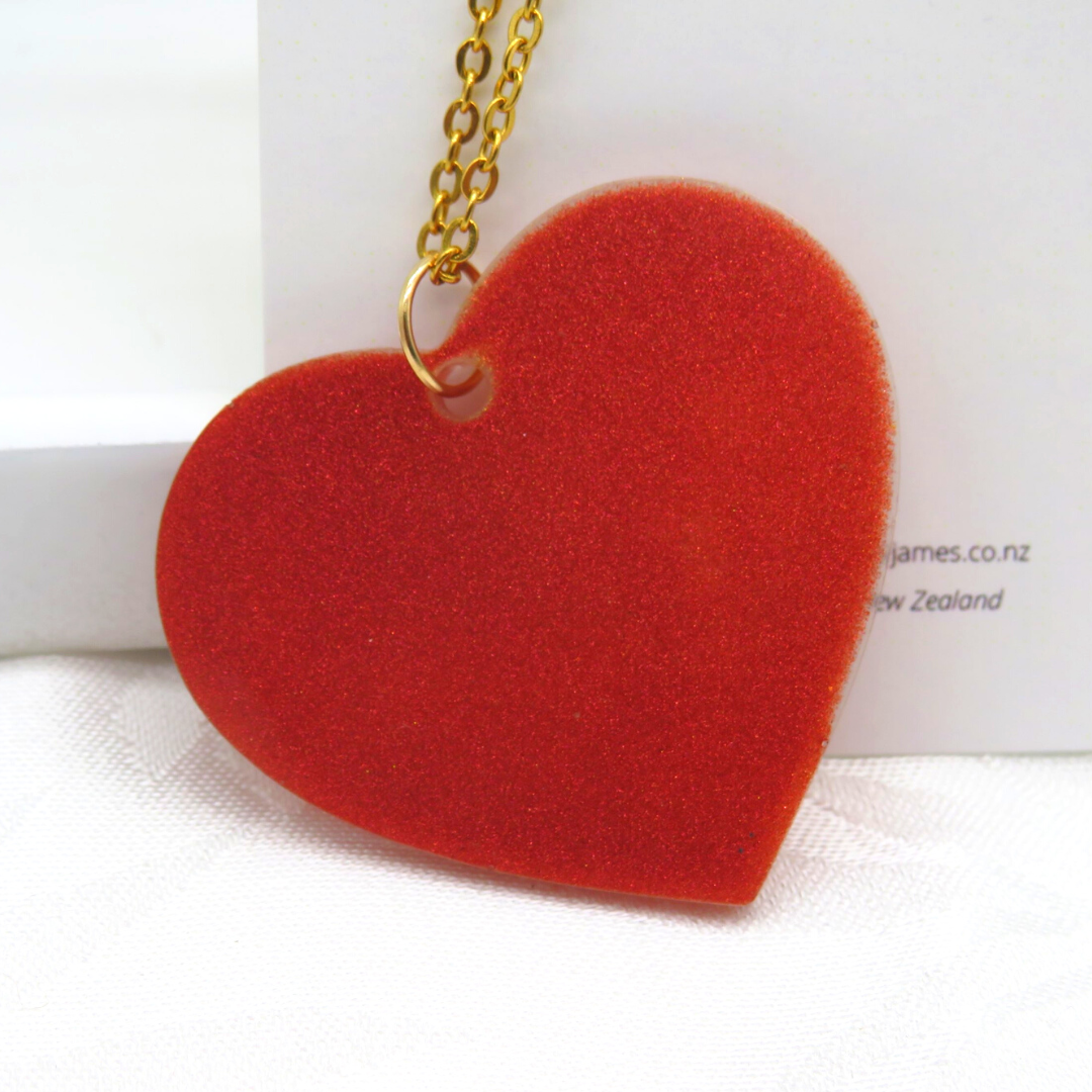 Love Is...A Copper Heart Pendant  image 1