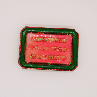 Xmas Glitter Soap Dish image 1