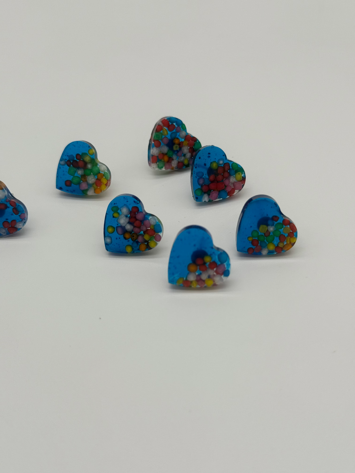 Blue Neon Candy Hearts  image 1