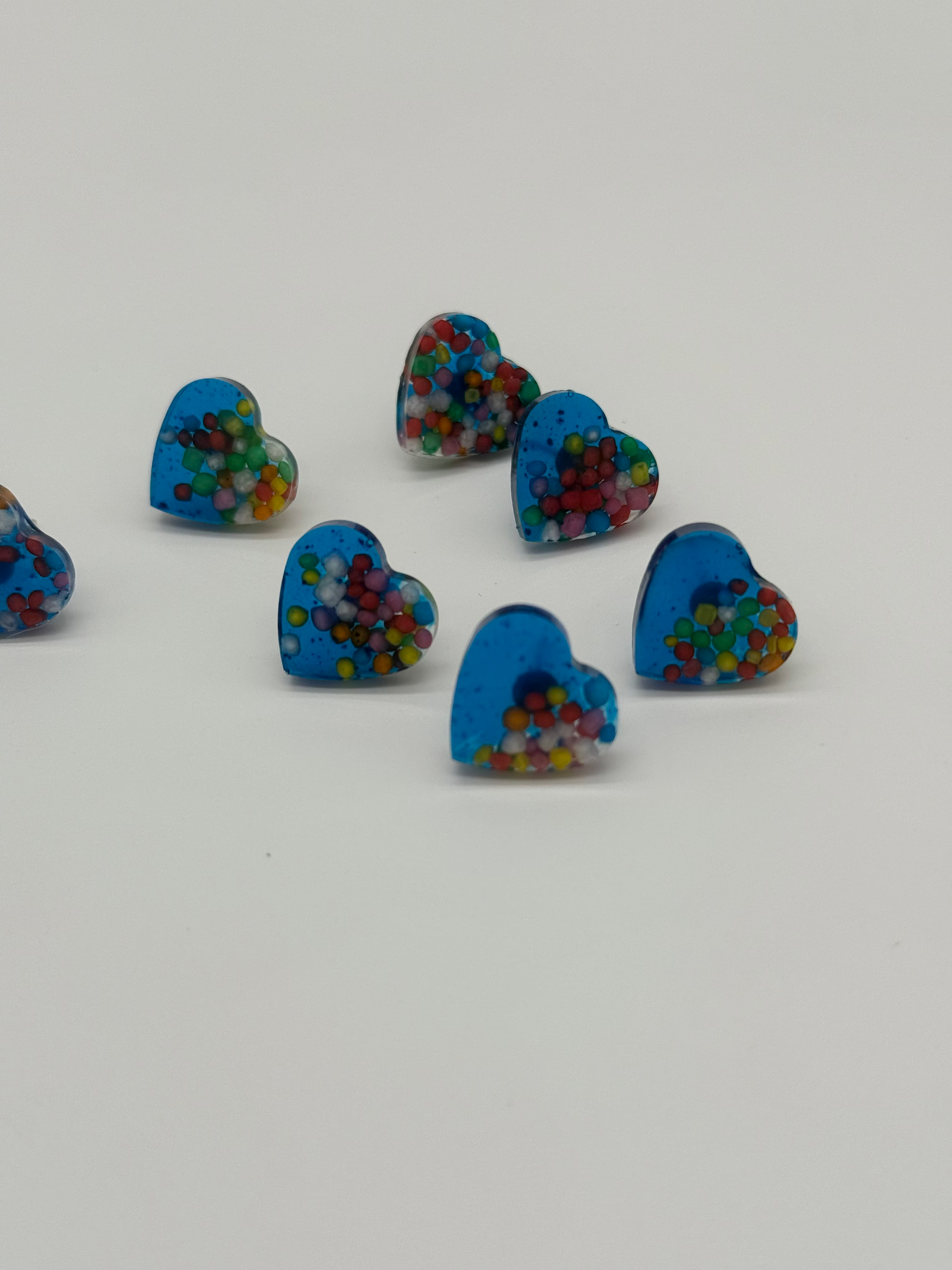 Blue Neon Candy Hearts  image 1