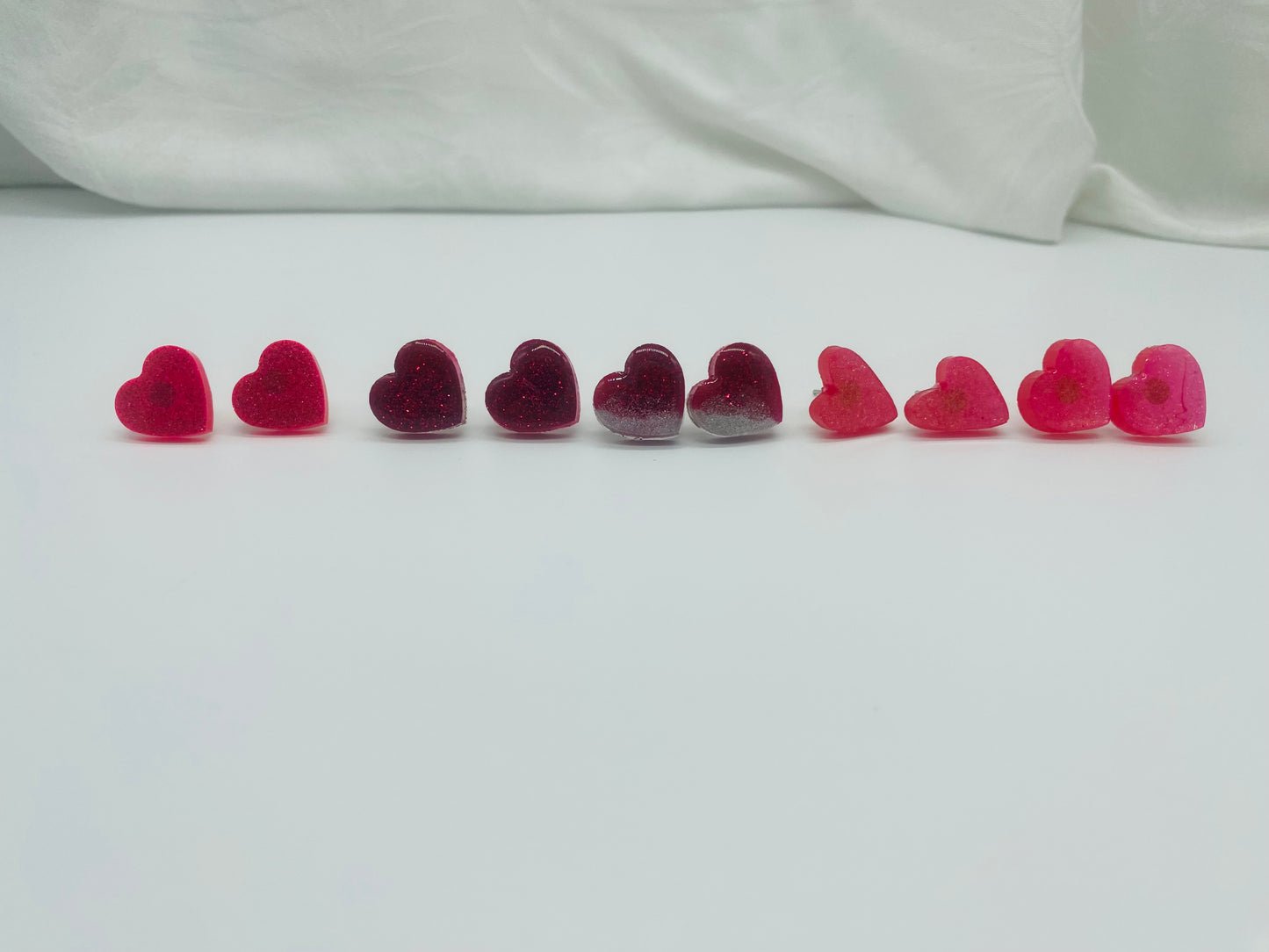 12mm Heart Shaped Studs