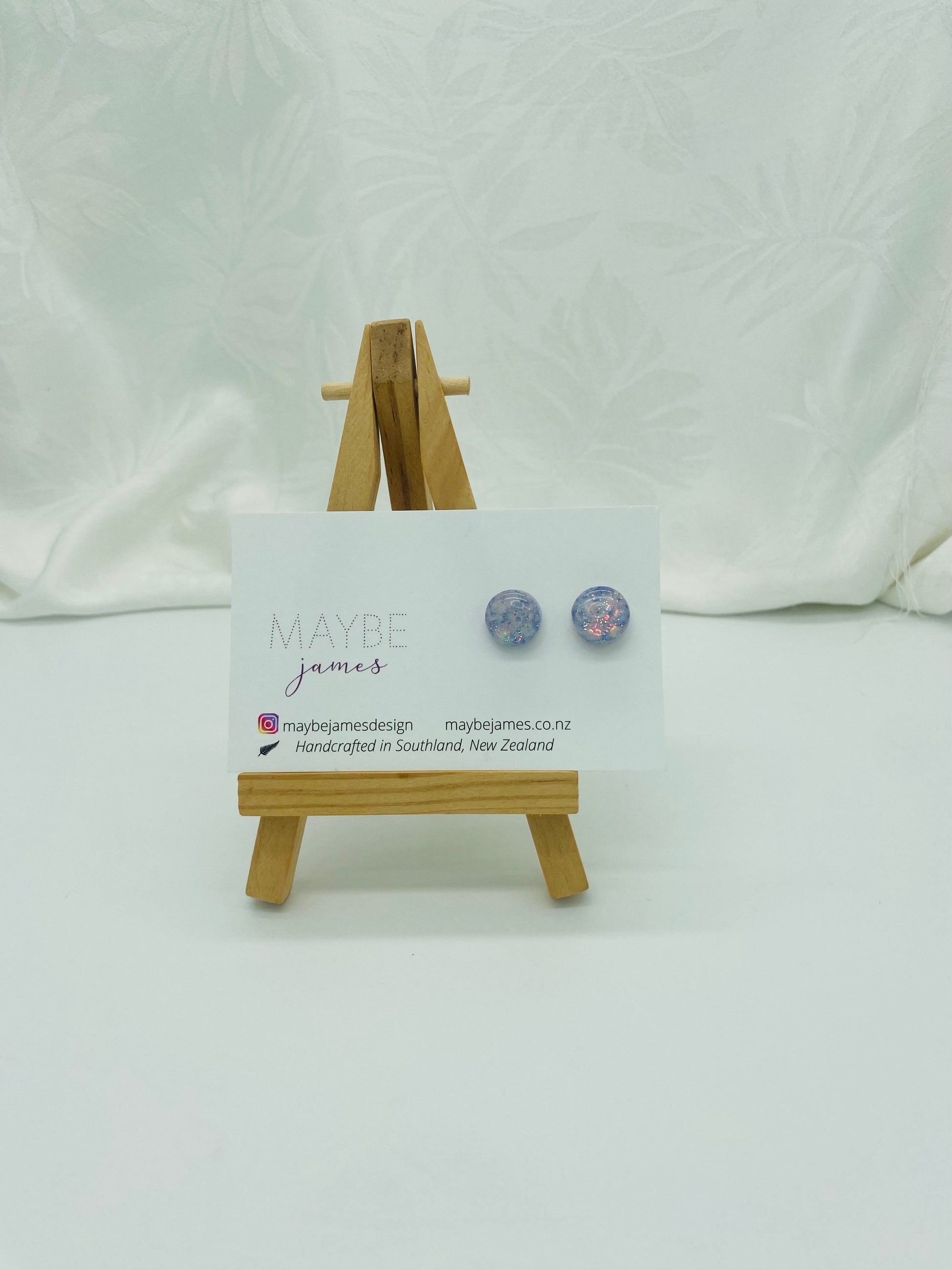Winter Lavender - 15mm or 10mm Studs image 2