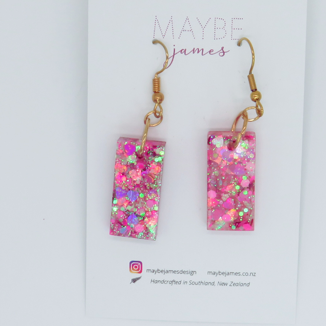 Mini Warm Fuzzy Feelings - 2.5cm Long Dangles image 1
