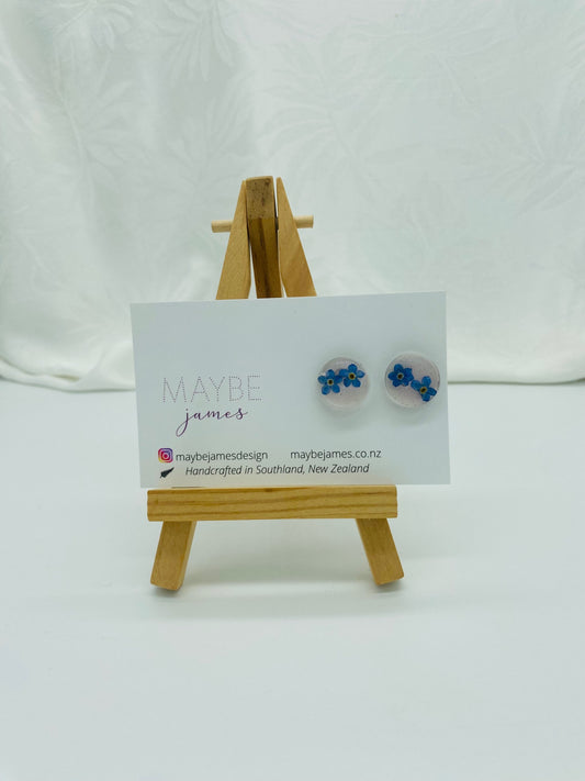 Forget Me Not 1cm Studs  image 0