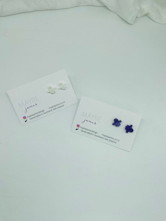 Itty Bitty Ghost Studs  image 0