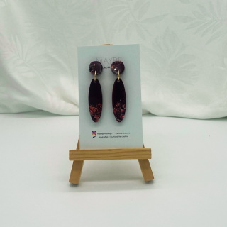 So Scarlett It Was Maroon - 5cm Dangles image 8