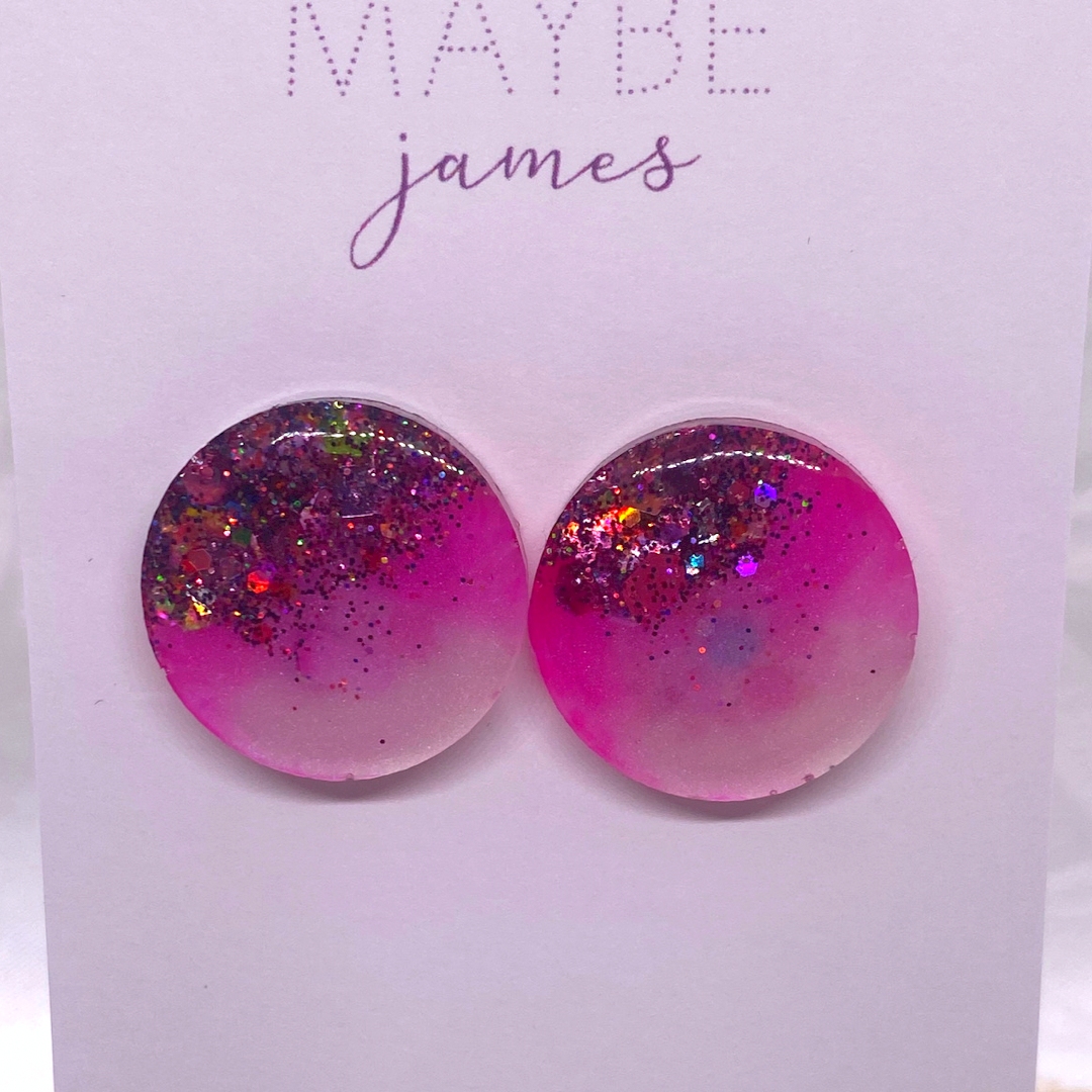 Barbie Girl 20mm Studs  image 1