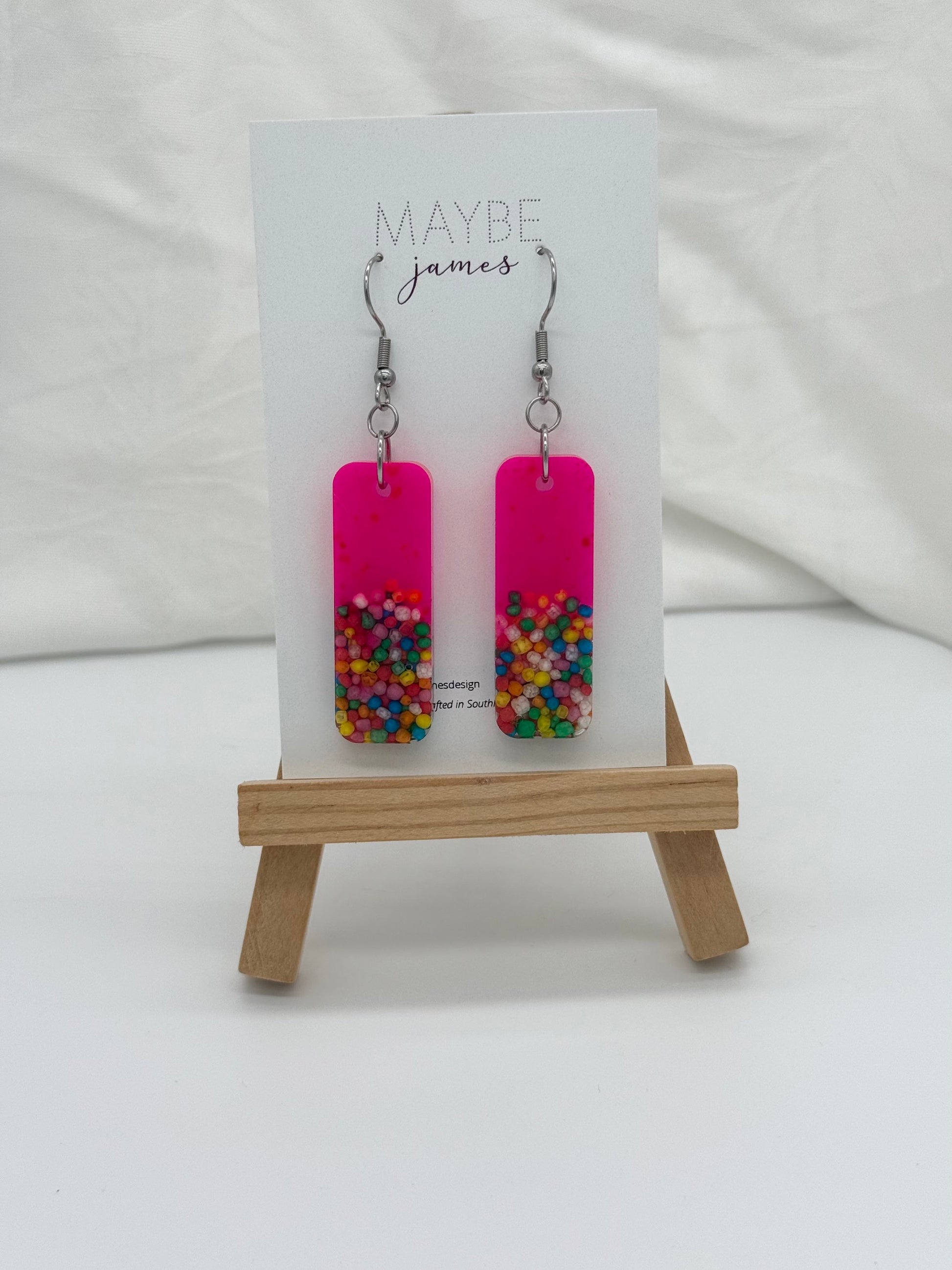 100's & 1000's Candy Neon Pink Two Tone 3.5cm image 1