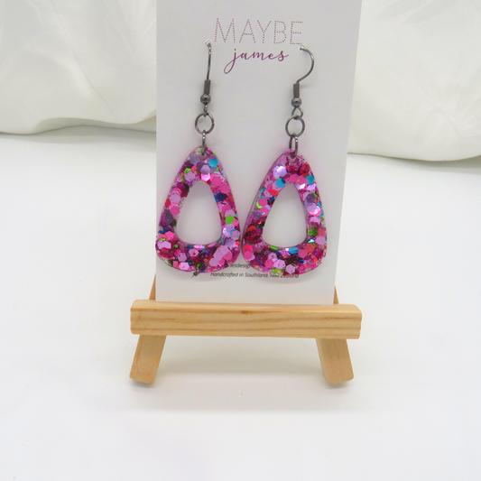 Don't Kill My Vibe - Confetti Glitter Dangles image 2