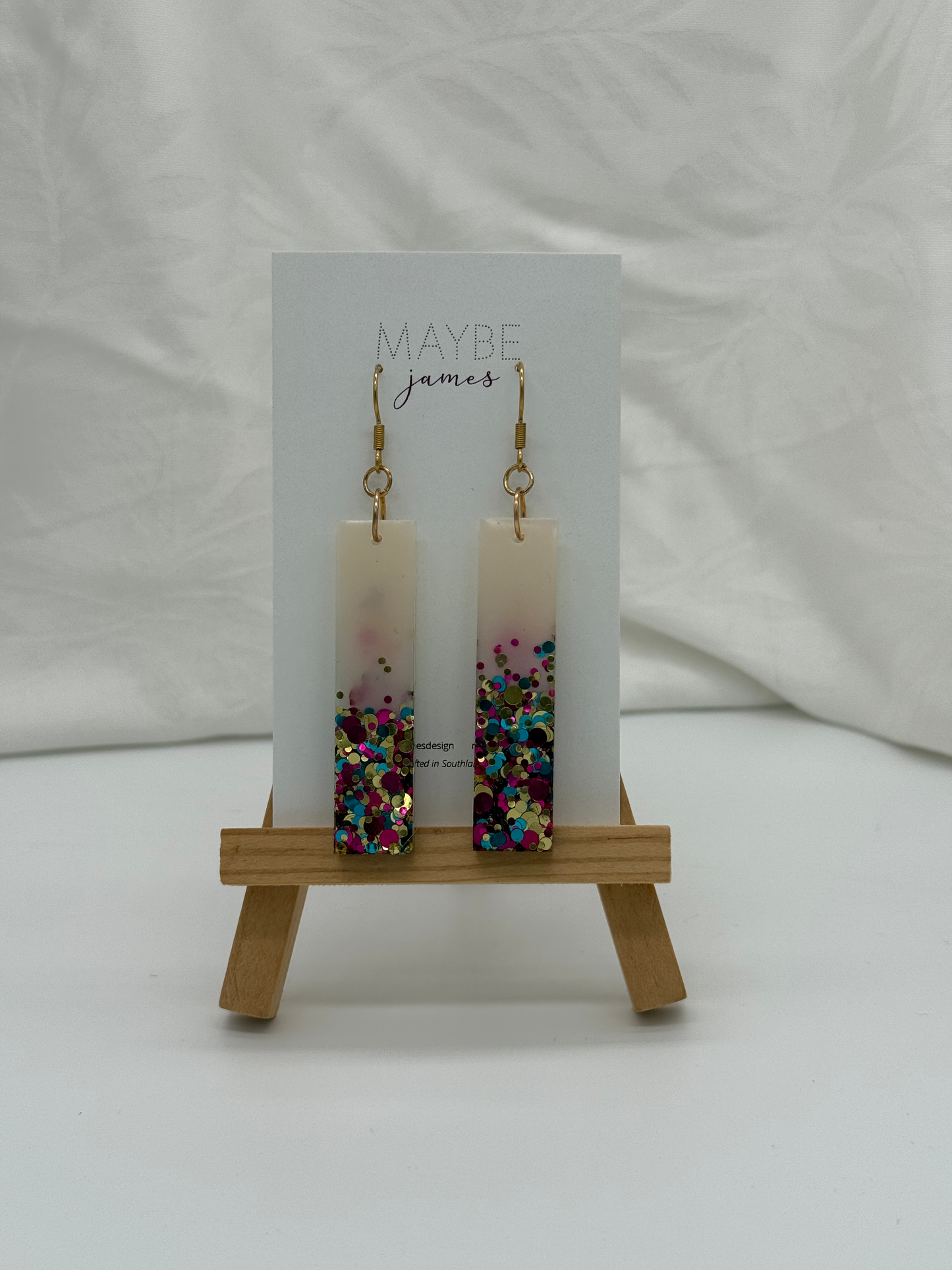Pearl N … Glitter Dangles  image 1