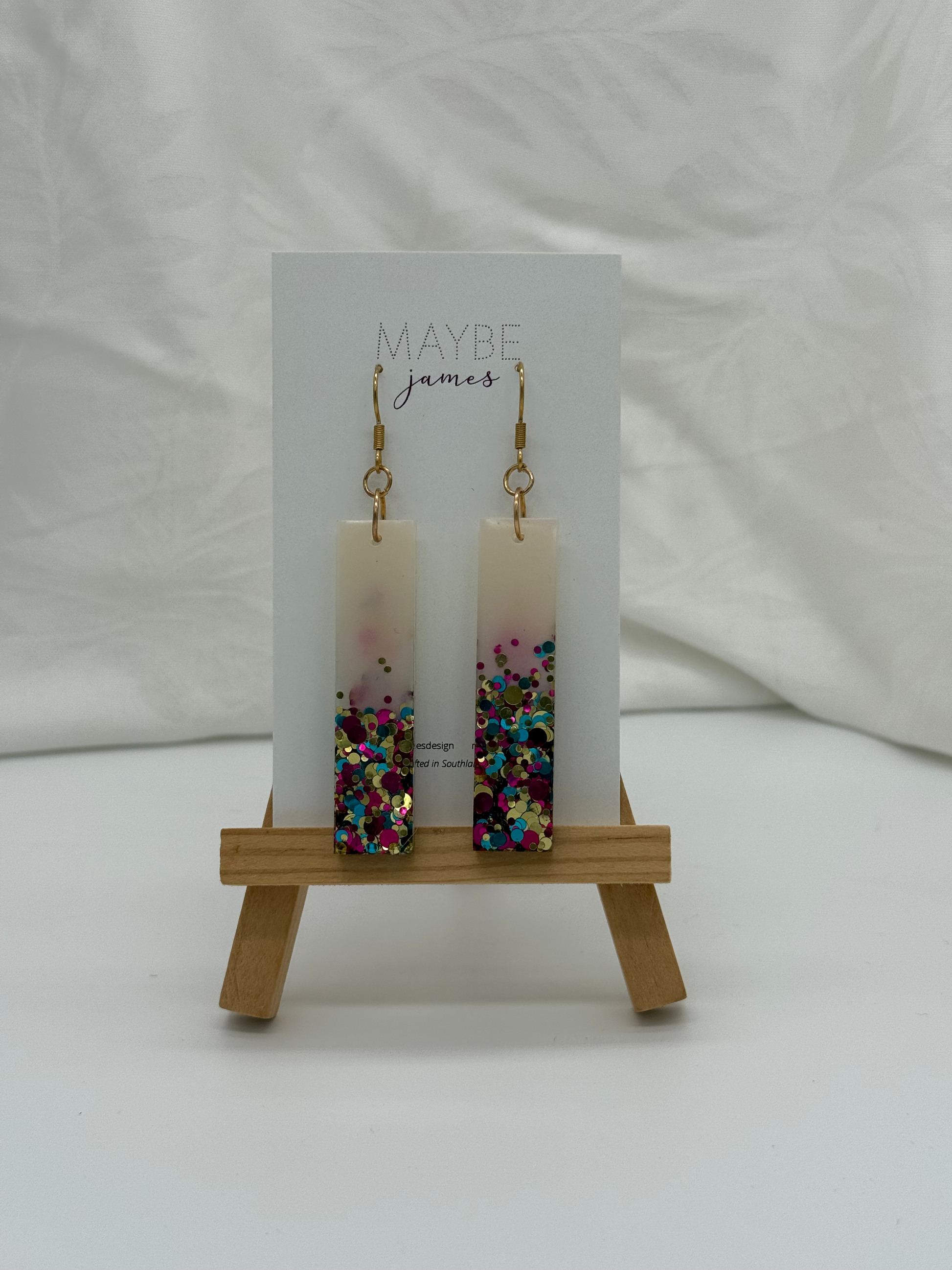 Pearl N … Glitter Dangles  image 1