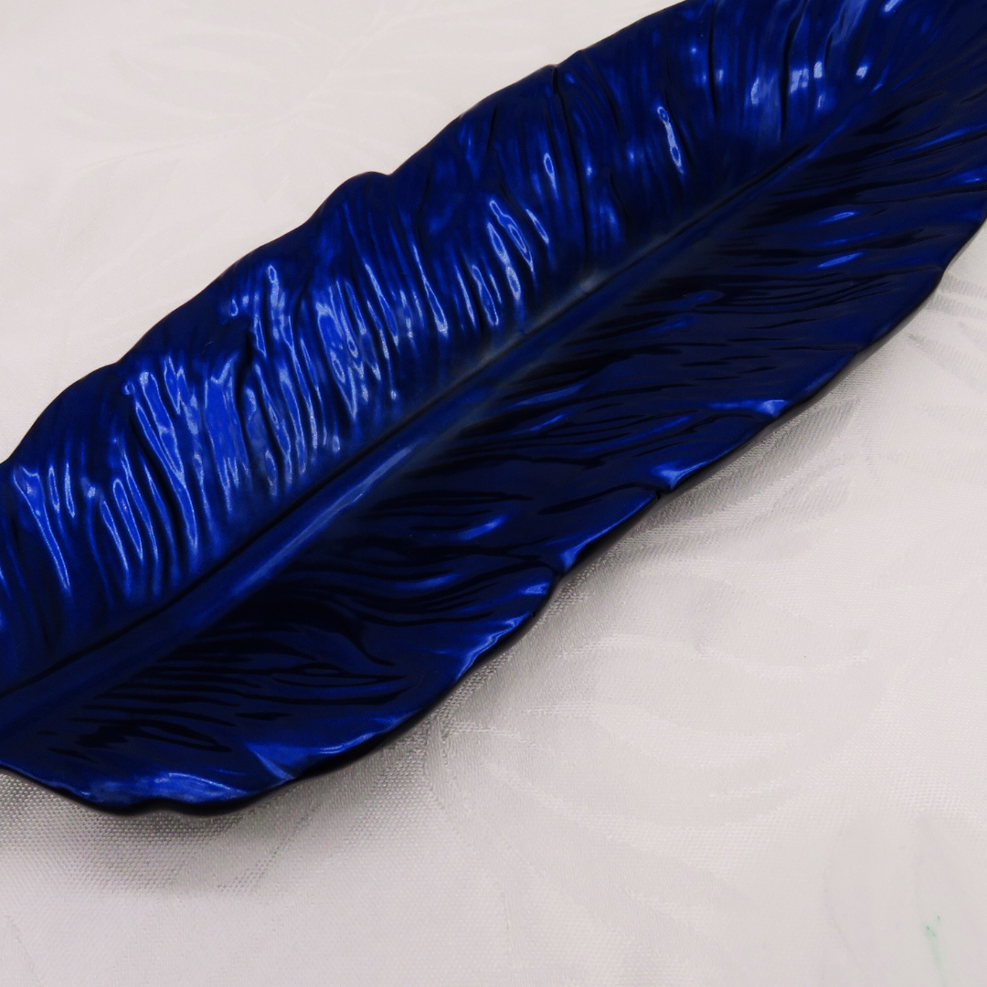 Feather Tray - Deep Metallic Blue image 1