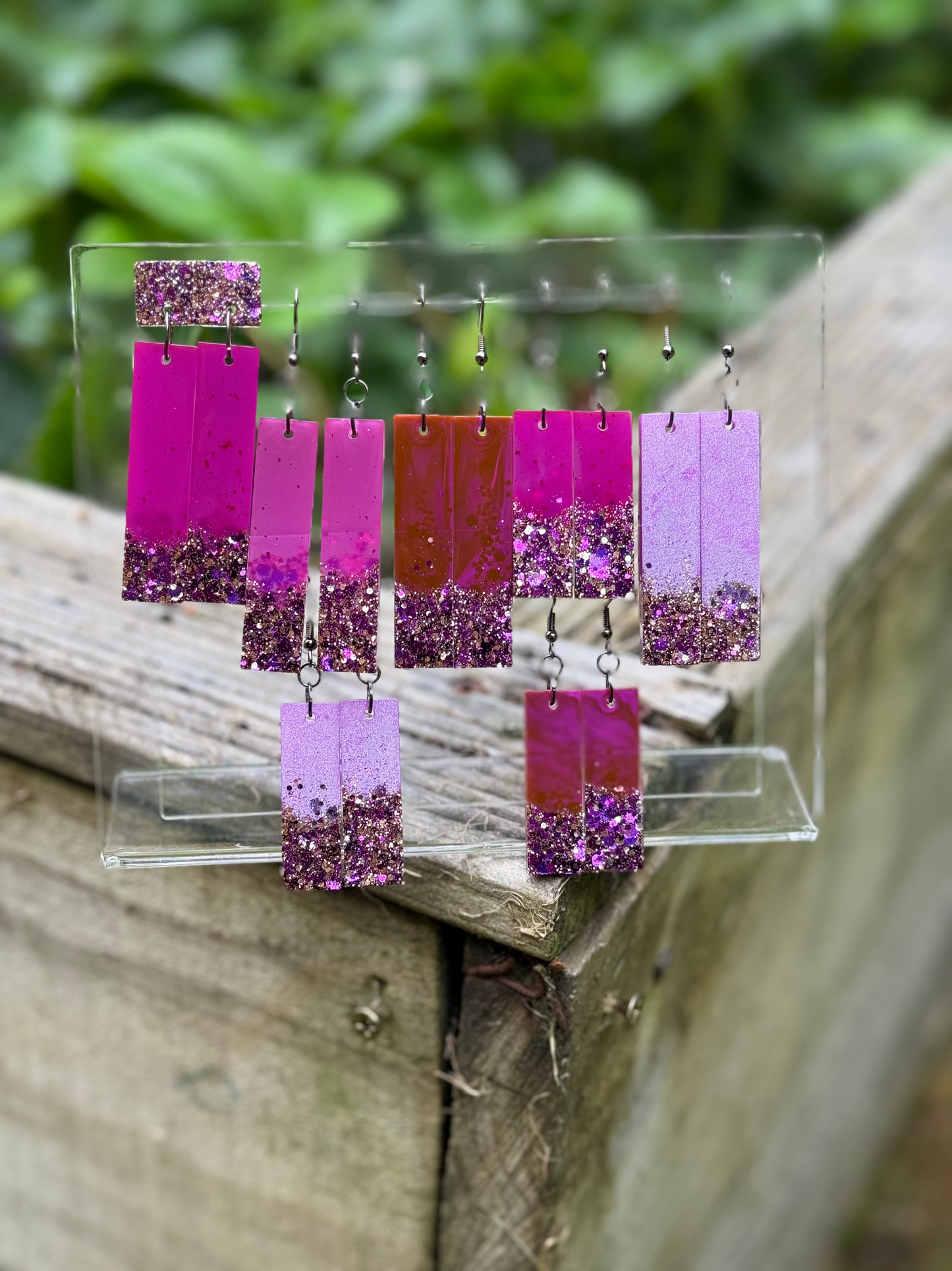 Purple Lava Lamp Dangles 4cm or 5cm