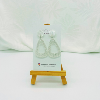 It’s Me, Hi - 4cm White Diamond Dangles  image 2
