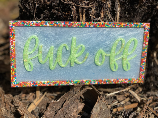 Fk Off Sign - Neon & Candy image 0