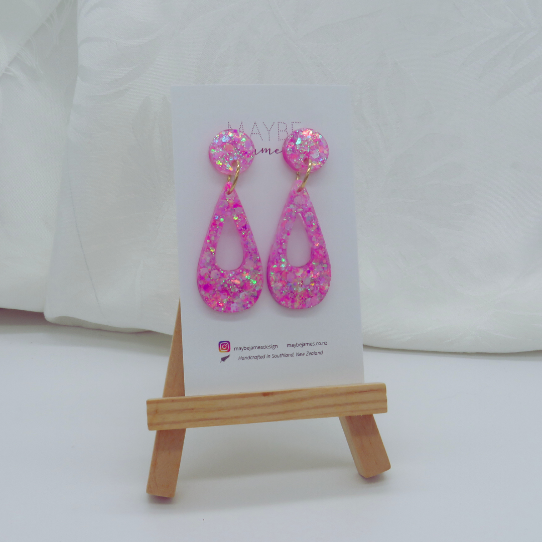 Fairyland Purple 4cm Dangles  image 1