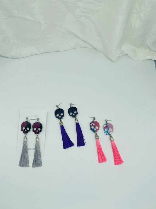 Day Of The Dead - 9.5cm Long Dangles image 1