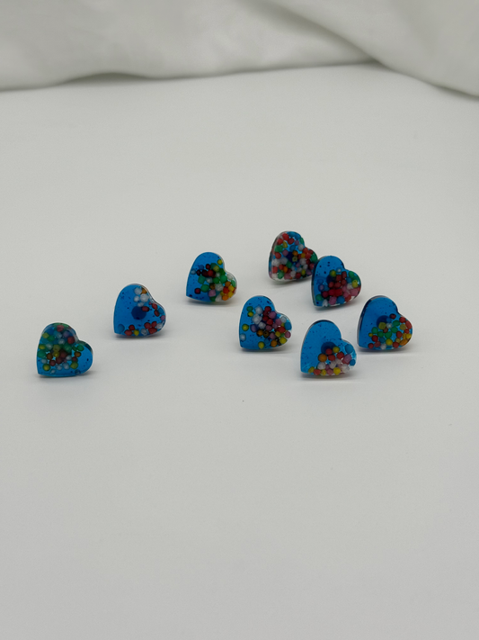 Blue Neon Candy Hearts  image 0