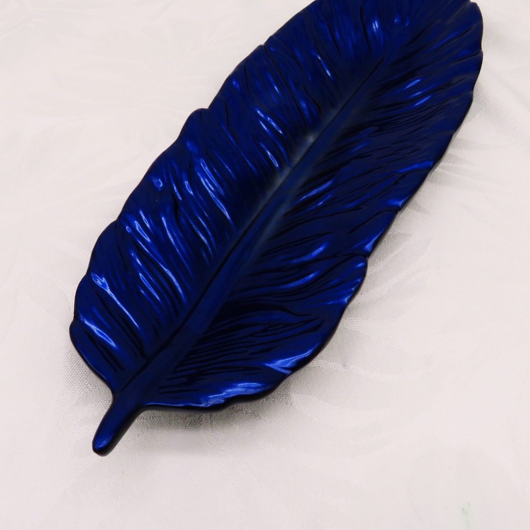 Feather Tray - Deep Metallic Blue image 2