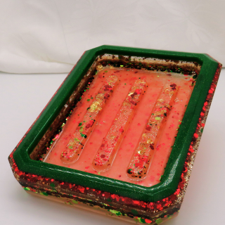 Xmas Glitter Soap Dish image 0